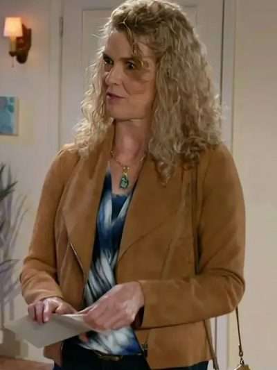 Beyond the Gates S01 Jerri Tubbs Suede Leather Jacket