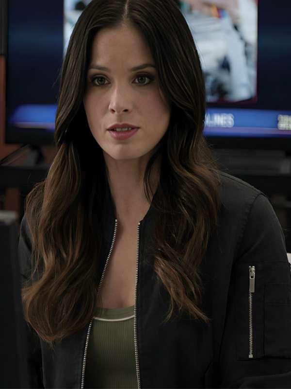 NCIS S23 Katrina Law Black Bomber Jacket