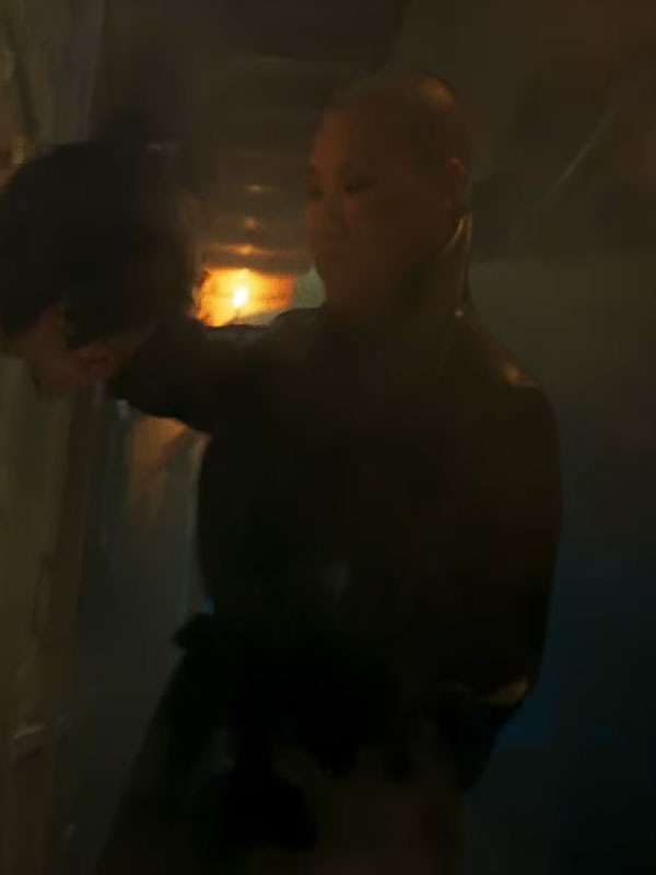 Project Y 2026 Movie Jung Young-joo Black Leather Trench Coat