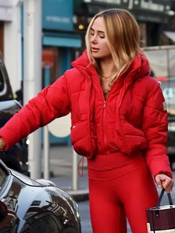 Kimberley Garner Hooded Puffer Jacket