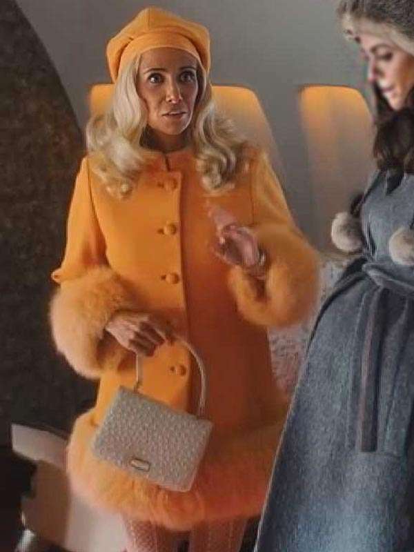 Palm Royale 2025 Maxine Simmons Orange Coat