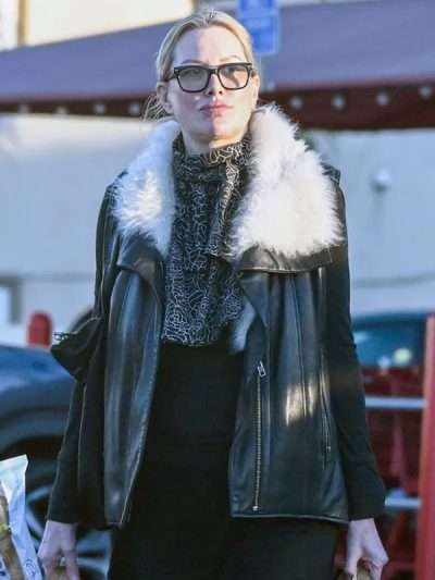 Alice Evans Shearling Leather Vest