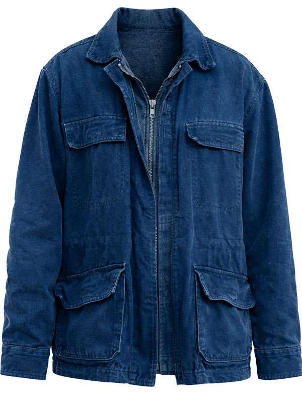Land of Sin S01 Krista Kosonen Blue Denim Jacket