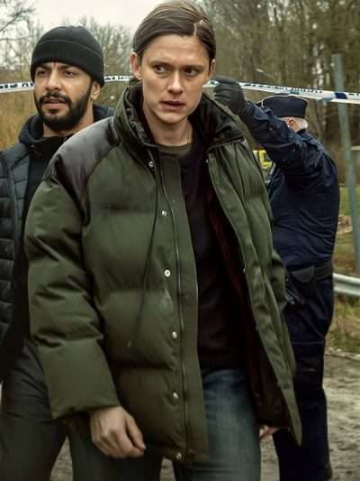 TV Series Synden Krista Kosonen Green Puffer Jacket
