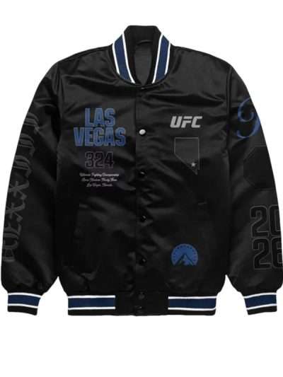 Las Vegas UFC 324 Black Bomber Jacket