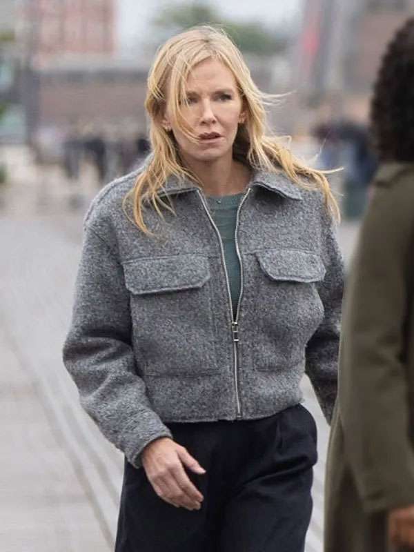 Law & Order Special Victims Unit 2025 Amanda Rollins Grey Wool Jacket