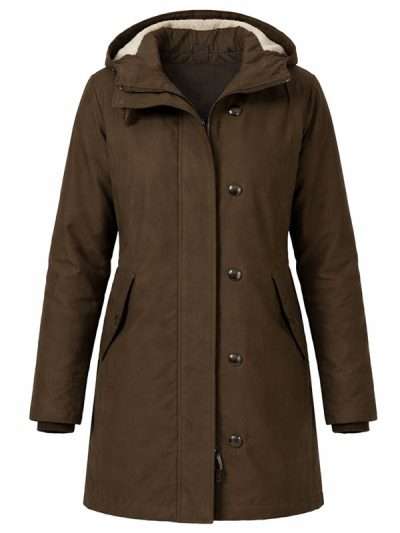 Kelli Giddish Law and Order SVU S27 Hooded Coat