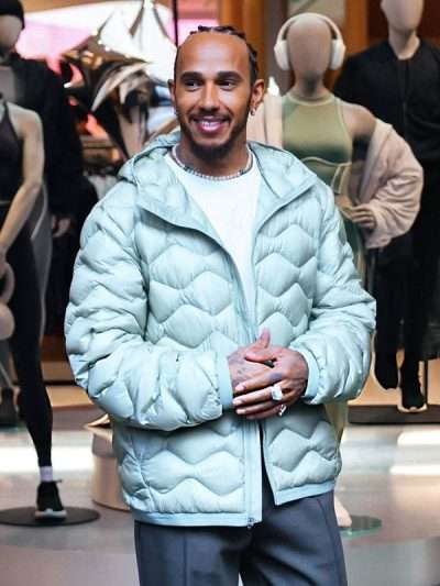 Lewis Hamilton Quilted Puffer Jacket