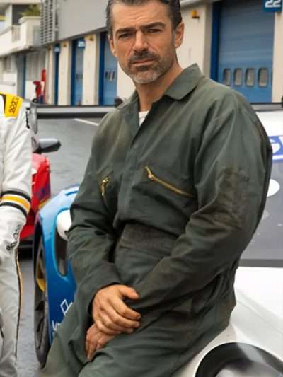 Shop Motorvalley S01 Luca Argentero Grey Jumpsuit