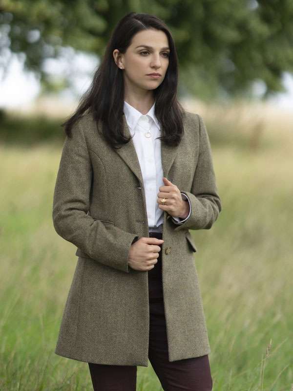 Marisa Abela Industry S03 Wool Coat
