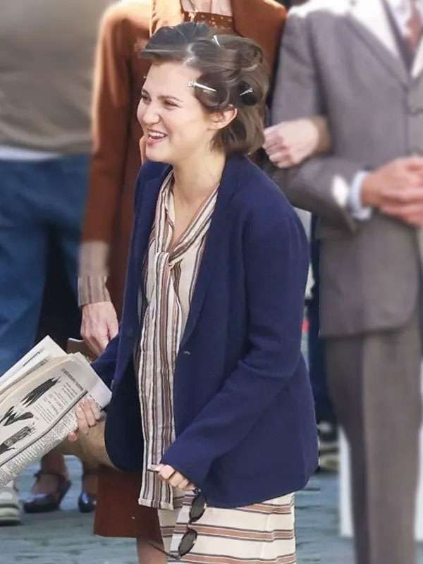 Agatha Christies Seven Dials Mia McKenna-Bruce Blue Blazer