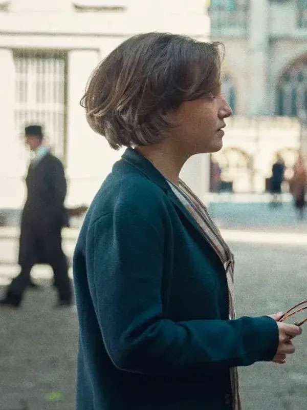 Mia McKenna-Bruce Agatha Christies Seven Dials 2026 Blue Blazer