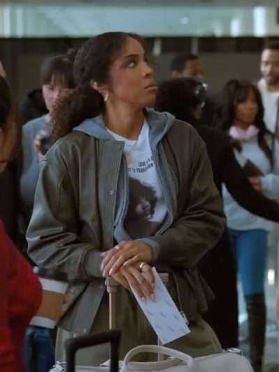 Relationship Goals 2026 Kelly Rowland Green Leather Jacket