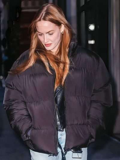 Haley Kalil Black Puffer Jacket
