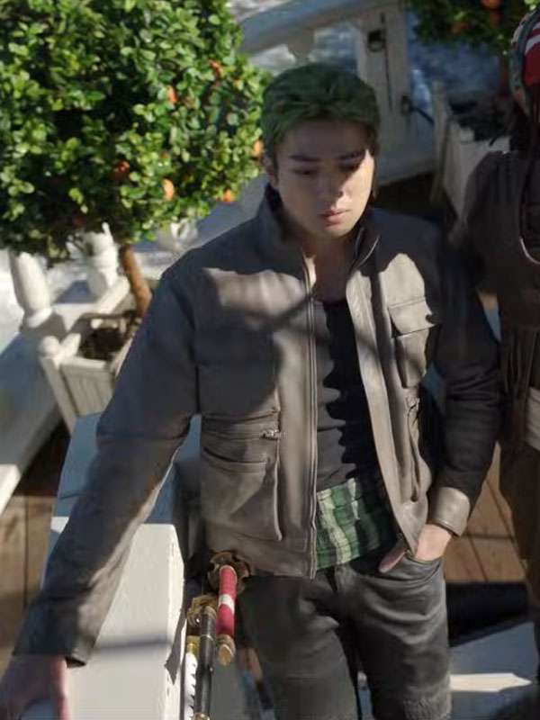 One Piece Roronoa Zoro Grey Jacket