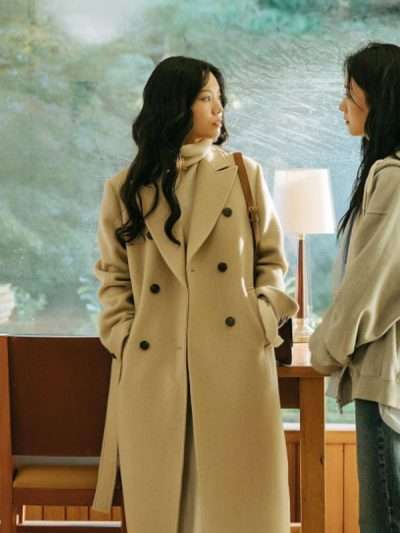 Lee Seol Our Movie Wool Trench Coat