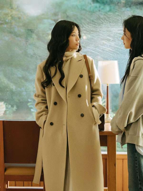 Lee Seol Our Movie Wool Trench Coat