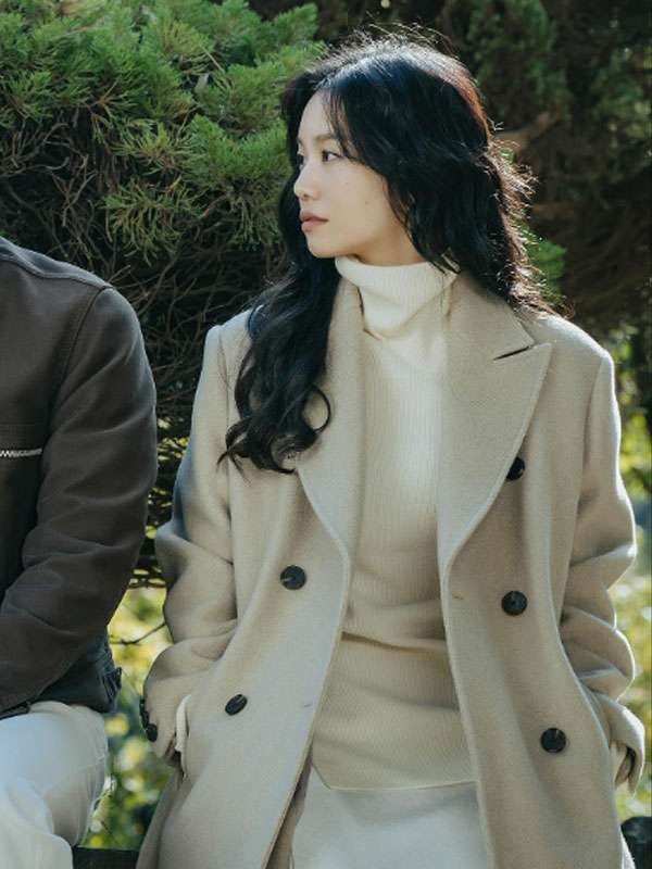 Our Movie 2025 Beige Wool Trench Coat