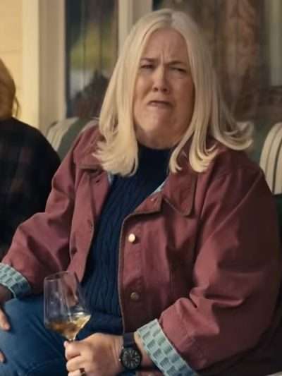 Paula Pell The Burbs S01 Maroon Cotton Jacket