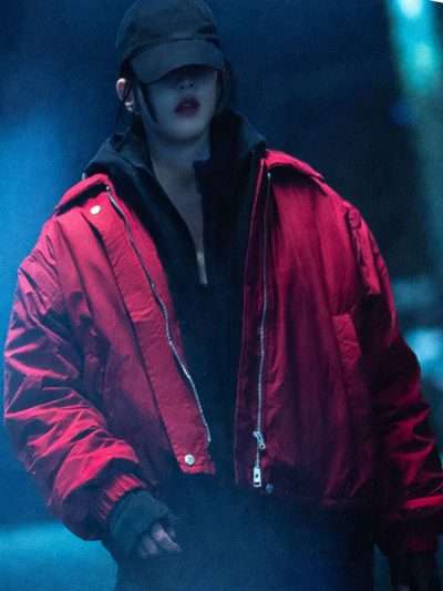 Project Y 2026 Han So-hee Red Cotton Jacket