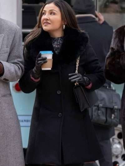 Annie Gonzalez Relationship Goals Black Wool Coat