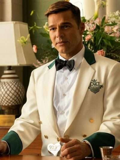 Palm Royale S01 Robert White Crop Blazer