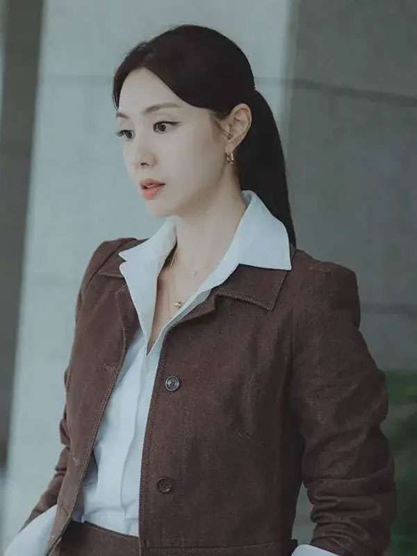 Seo Ji-hye Nice to Not Meet You Brown Jacket
