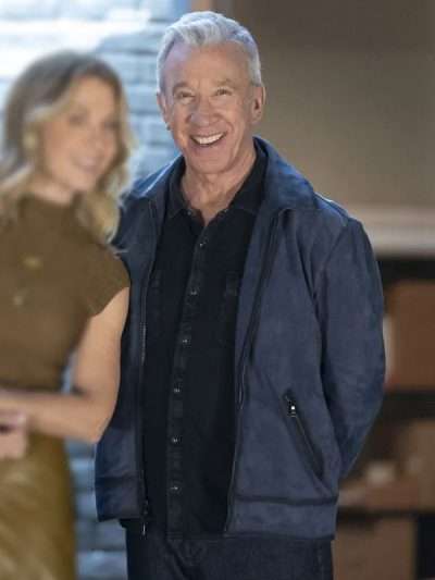 Shifting Gears 2025 Matt Parker Blue Suede Leather Jacket