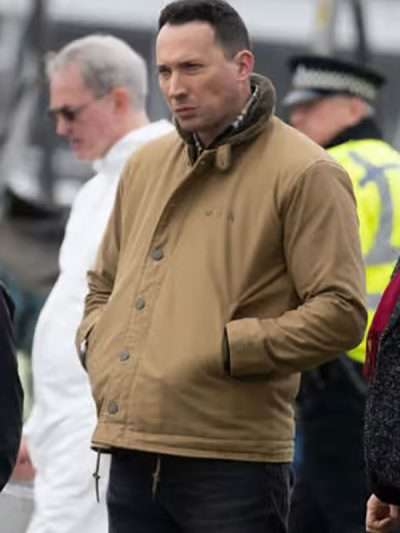 Silent Witness S27 David Caves Brown Cotton Jacket