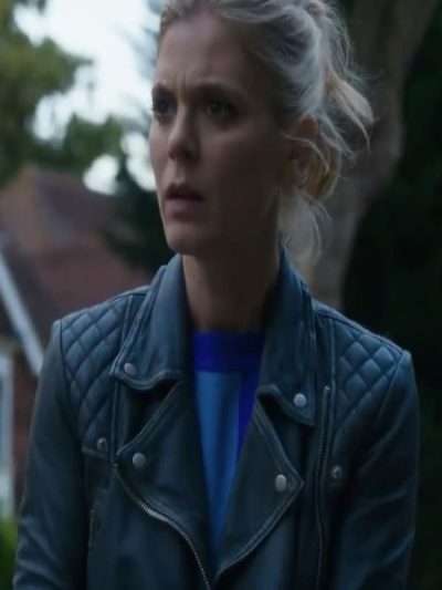 Silent Witness S20 Emilia Fox Quilted Leather Jacket