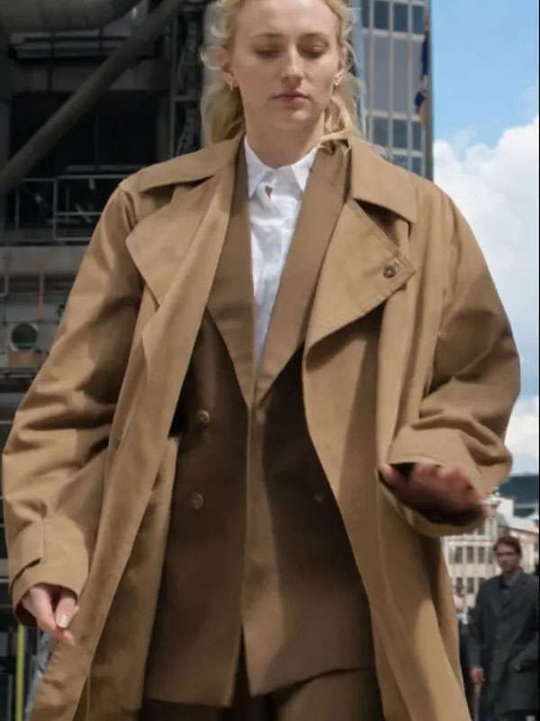 Steal 2026 Zara Dunne Brown Cotton Trench Coat