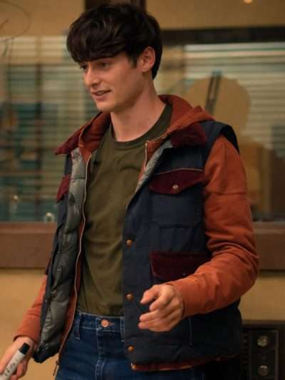 Stranger Things 2025 Will Byers Blue Puffer Vest