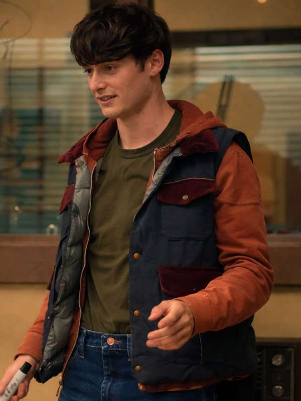 Stranger Things 2025 Will Byers Blue Puffer Vest