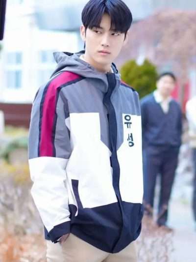 Study Group Park Geon-yeop Track Hooded Jacket