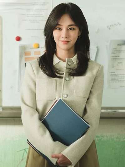 Study Group Han Ji-Eun Beige Wool Jacket