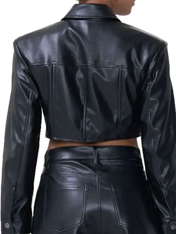 TV Series Beyond the Gates Trisha Mann Black Cropped Jacket