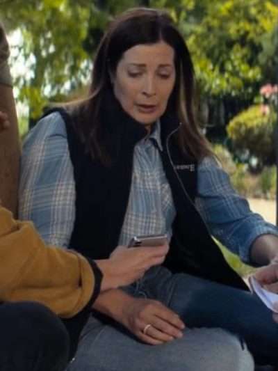 TV Series Dear Life 2026 Annie Maynard Black Quilted Vest