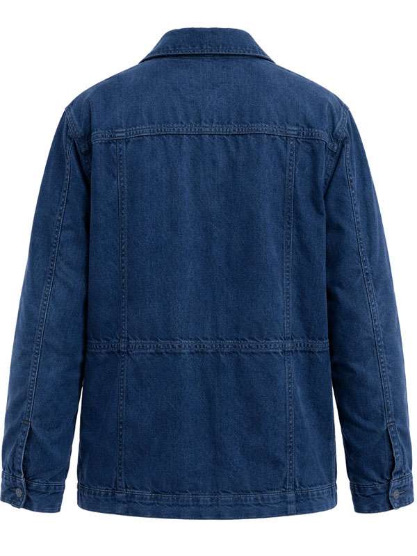 Land of Sin 2026 Krista Kosonen Blue Denim Jacket