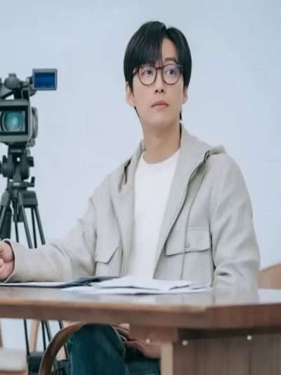 Namkoong Min Our Movie Beige Hooded Jacket