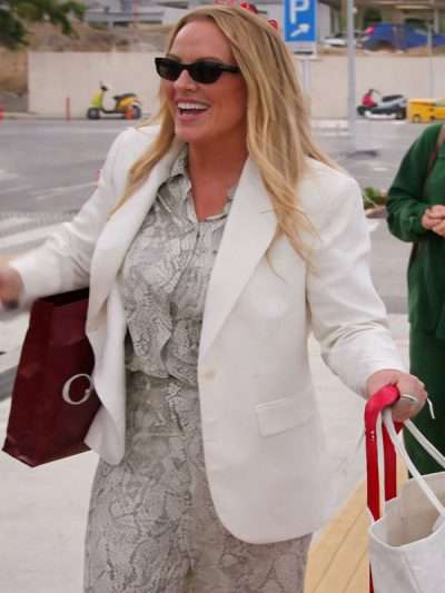 RHOSLC S06 Heather Gay White Blazer