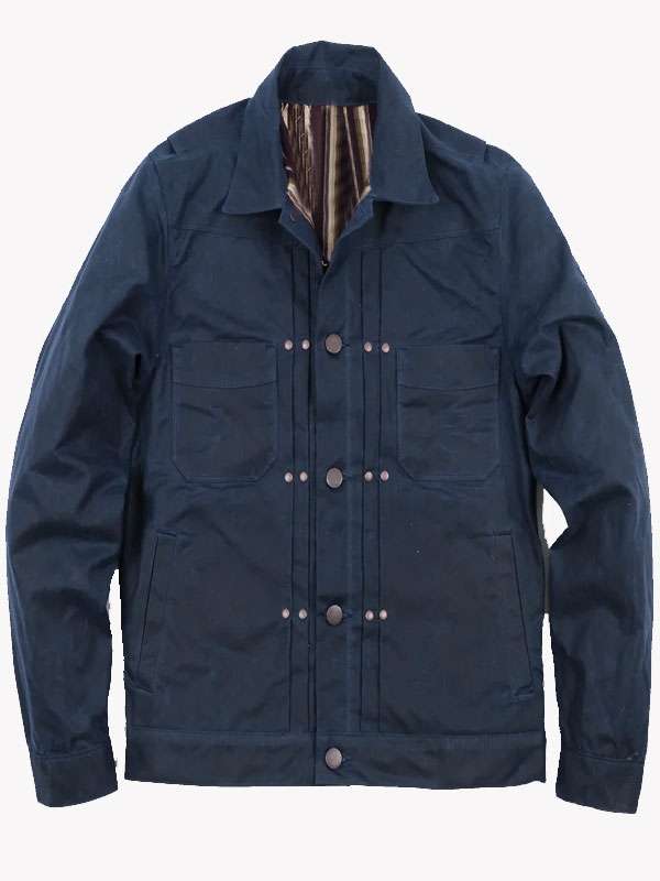 TV Series Silent Witness S29 Jack Hodgson Blue Cotton Jacket