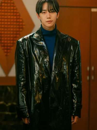 TV Series Typhoon Family Lee Jun-ho Leather Coat
