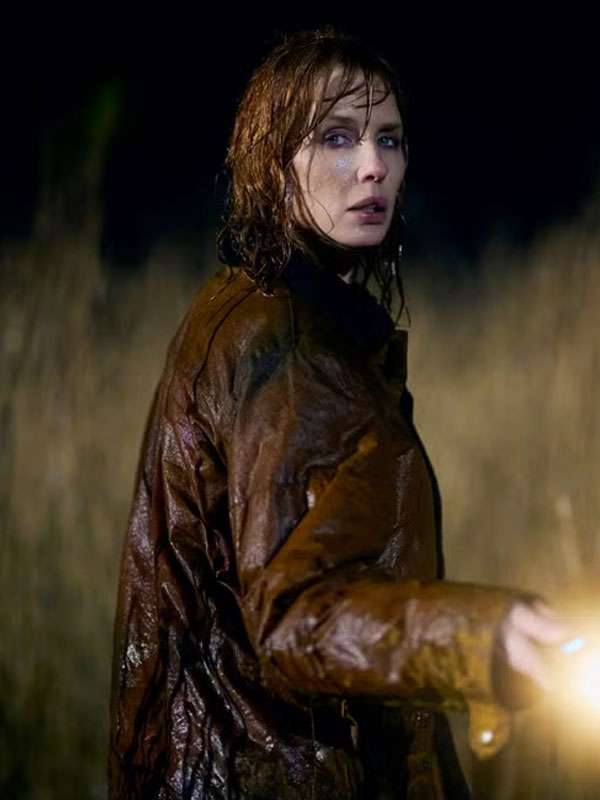 TV Series Under Salt Marsh 2026 Kelly Reilly Brown Cotton Jacket