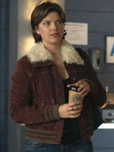 Tell Me Lies 2026 Bree Brown Suede Leather Jacket