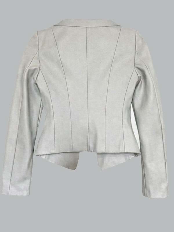 Emily In Paris S05 Thalia Besson Grey Wool Jacket