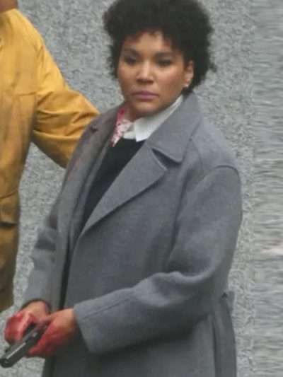 Emmy Raver-Lampman The Beekeeper 2 Grey Coat