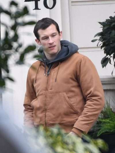 Callum Turner The Capture Brown Cotton Jacket