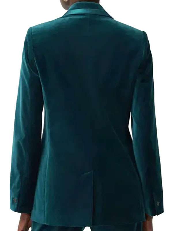 The Celebrity Traitors Claudia Winkleman Blue Blazer