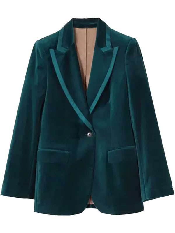 The Celebrity Traitors S01Claudia Winkleman Blue Blazer