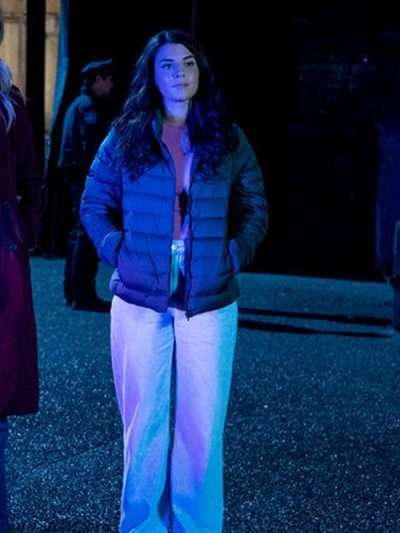 Sara Garcia The Hunting Party Black Puffer Jacket